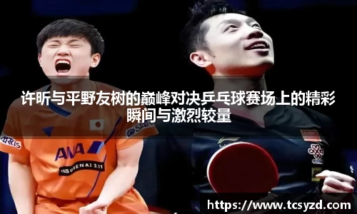 许昕与平野友树的巅峰对决乒乓球赛场上的精彩瞬间与激烈较量